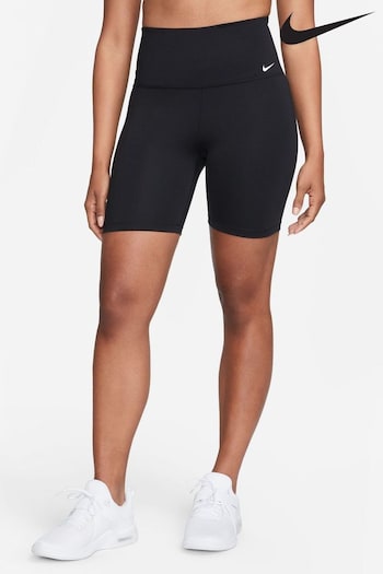 Nike Black Dri-FIT One High-Waisted 7" Biker Shorts (952123) | £33