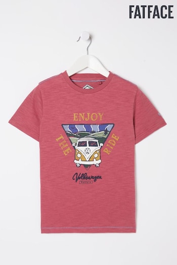 FatFace Pink VW Graphic Jersey T-Shirt (952141) | £12.50