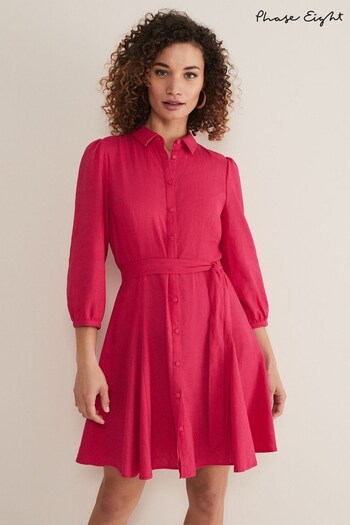 Phase Eight Pink Lucie Shirt Dress (952221) | £95