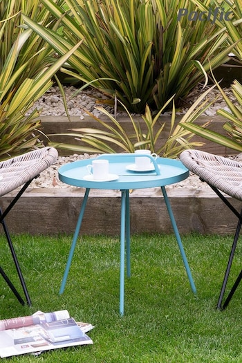 Pacific Blue Garden Garden Garden Metal Rio Carry Table (952352) | £50