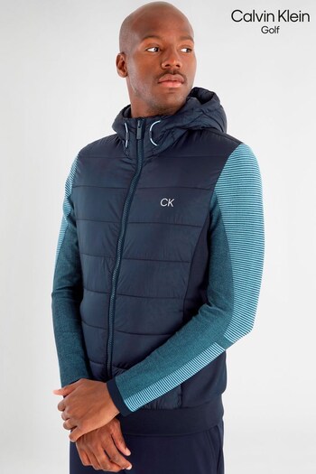 Calvin Klein Golf Bleu Dynamo Dooded Jacket (952358) | £140