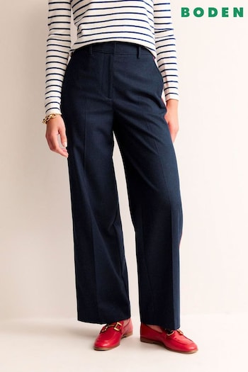 Boden Blue Westbourne Wool Trousers (952474) | £125