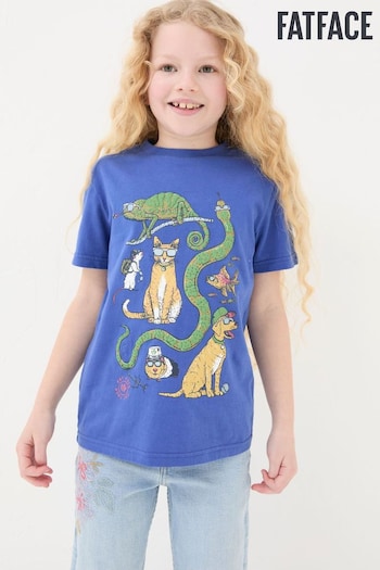 FatFace Blue Pet Graphic T-Shirt (952488) | £12.50