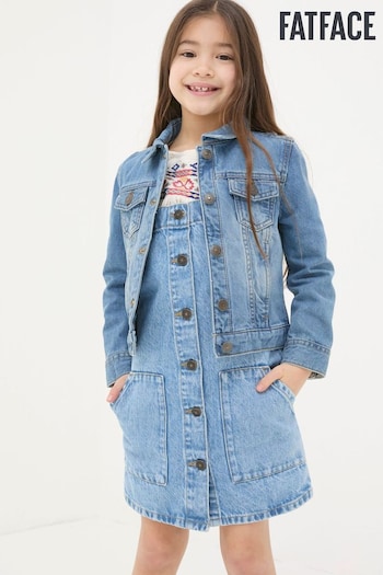 FatFace Blue Plain Denim Jacket (952560) | £24