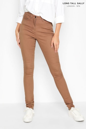 Long Tall Sally Brown AVA Stretch Skinny Jeans VILA (952582) | £34