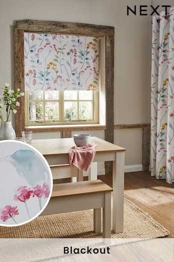 Multi Isla Floral Ready Made Blackout Roller Blind (952884) | £18 - £46