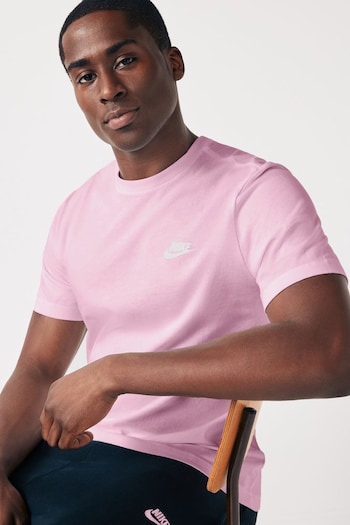 Nike Pale Pink Club T-Shirt (953422) | £23