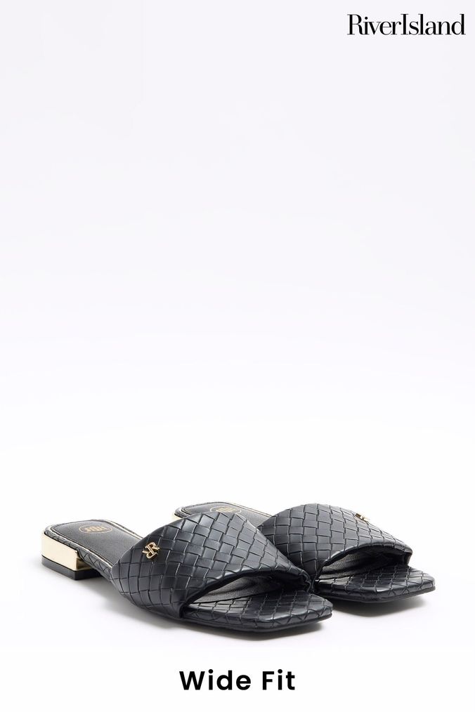 Buy Women s Sliders Wide Sandals Online Next UK
