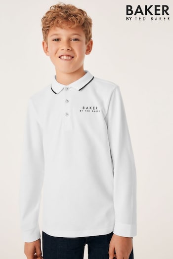 Baker by Ted Baker Long Sleeve Polo Shirt (953619) | £18 - £24