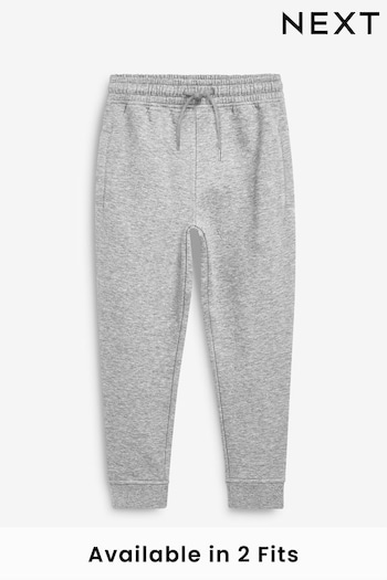 Grey Slim Fit Cuffed Joggers (3-17yrs) (953643) | £7 - £12