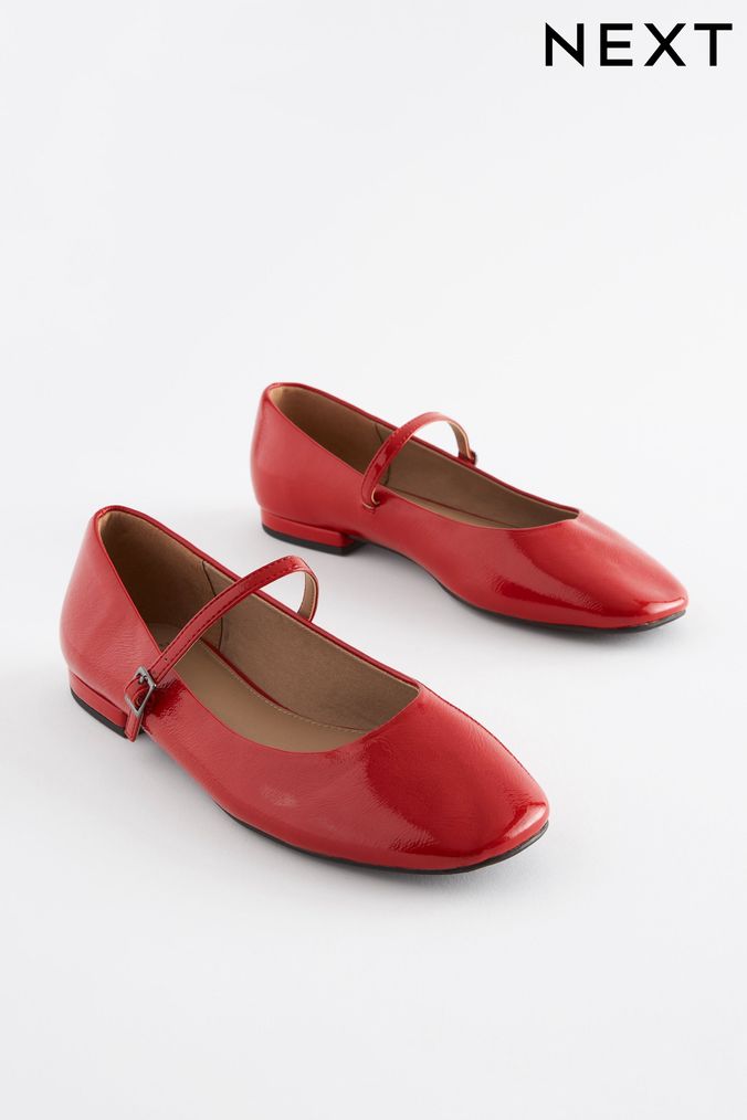Buy Red Flat Footwear Online Next UK