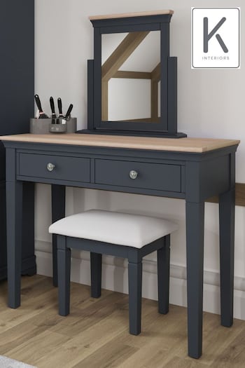 K Interiors Grey Colton Trinket Mirror (953994) | £145