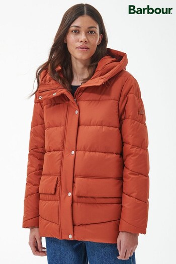 Barbour® Orange Bracken Quilt Jacket (954160) | £199