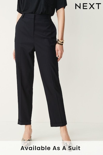 Navy Tailored Taper Trousers (954180) | £26 - £28