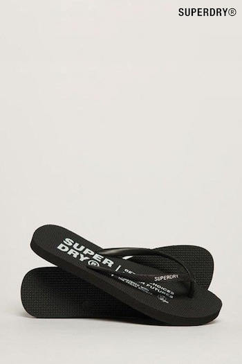 SUPERDRY Black Vegan Flip-Flops (954207) | £20