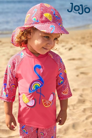 JoJo Maman Bébé Pink UPF 50 Sun Protection Hat (954393) | £11