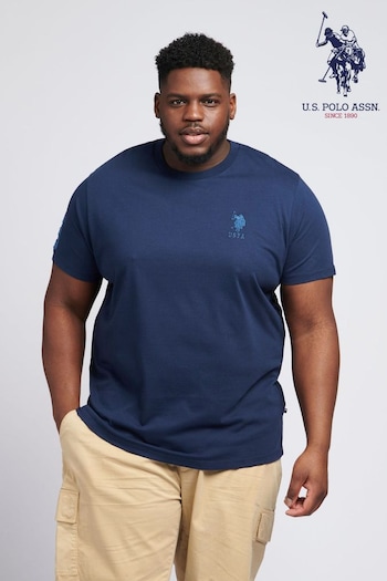 U.S. Polo Assn. Mens Big & Tall Player 3 Logo T-Shirt (954599) | £30