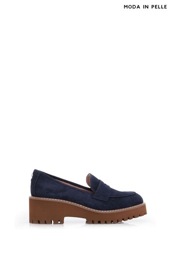 Moda In Pelle Chunky Sole Wedge Loafers (954805) | £99
