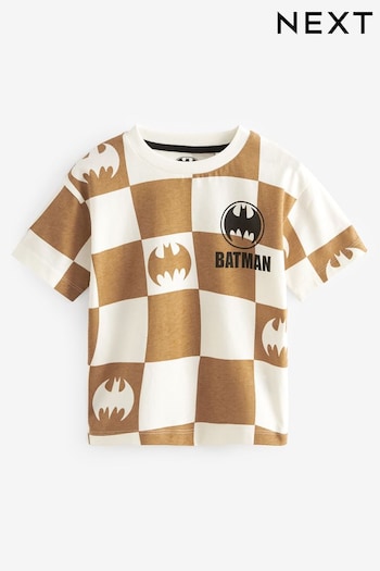 Tan Brown Short Sleeve Batman T-Shirt (3mths-8yrs) (954954) | £9 - £11
