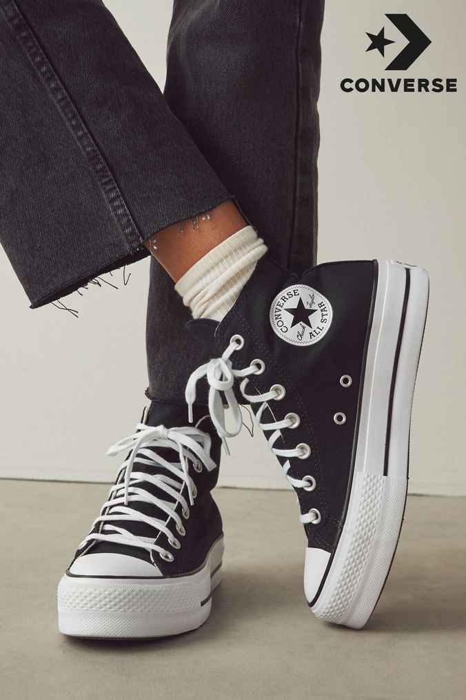 Women's shop black converse