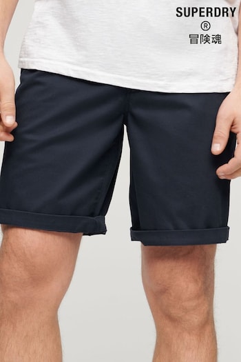 Superdry Blue Slim Stretch Chino Shorts (955492) | £40