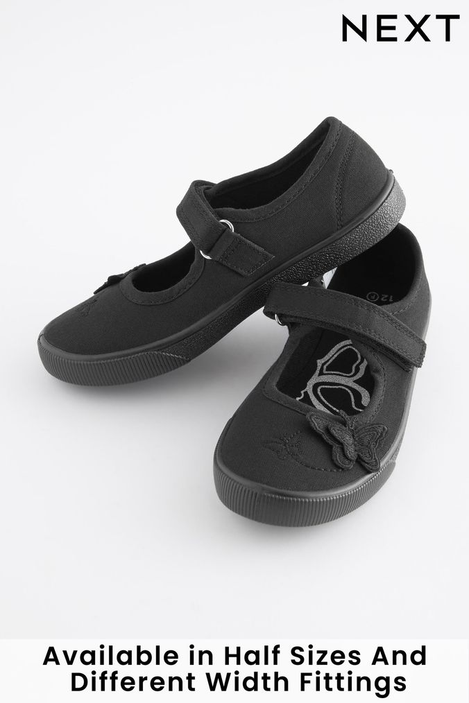 Black Standard Fit (F) Butterfly Embroidered page (956044) | £8 - £10