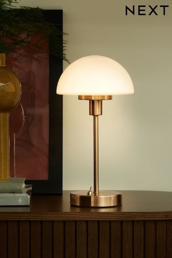 Brass Lambeth Battery Operated Rechargeable Table Lamp (956301) | £45