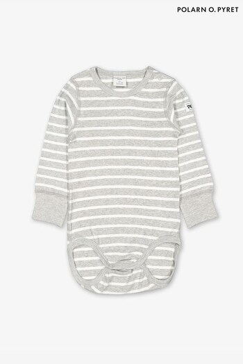 PO.P Organic Cotton Striped Bodysuit (956498) | £18
