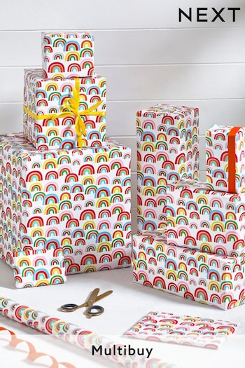 Multi Rainbows 10 Metre Wrapping Paper (956672) | £5.50