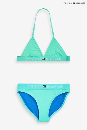 Tommy Hilfiger Green Triangle Bikini Set (956951) | £22