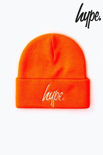 Hype Orange Script Hat (957095) | £18