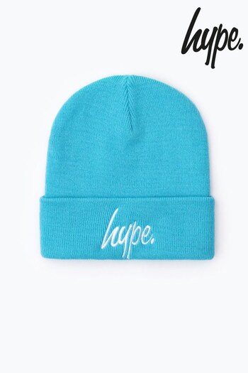 Hype Blue Script Hat (957141) | £18