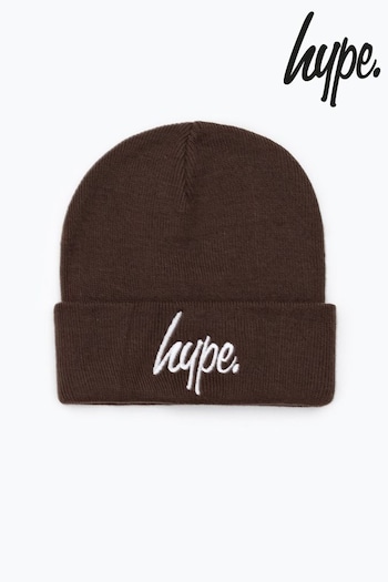 Hype Brown Script Hat (957162) | £18