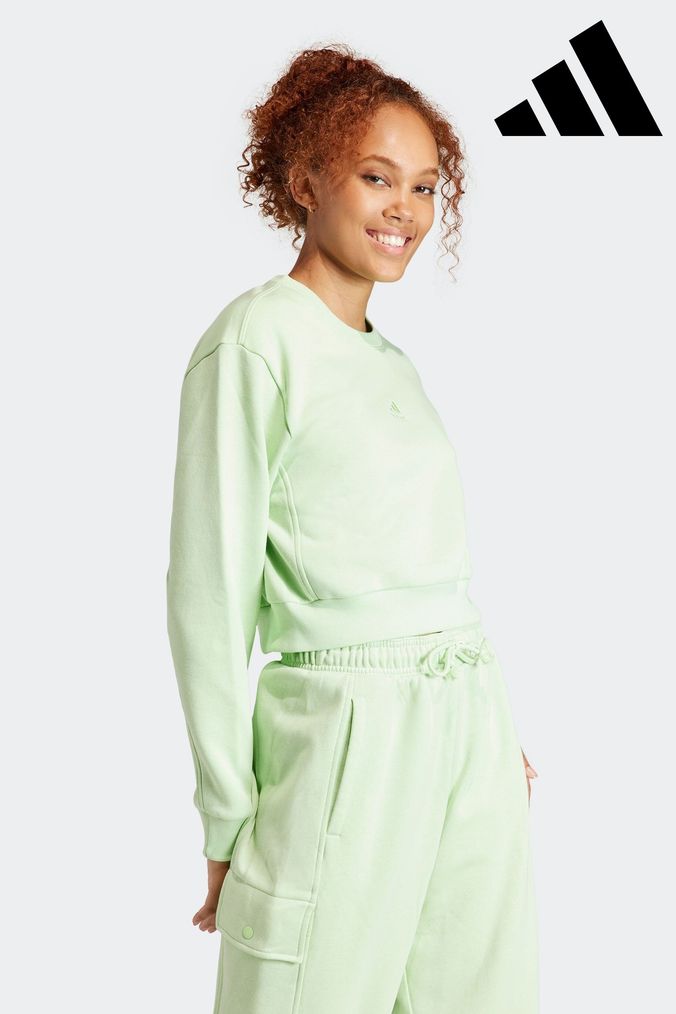 Buy Women s Green Adidas Sweatshirtsandhoodies Online Next UK