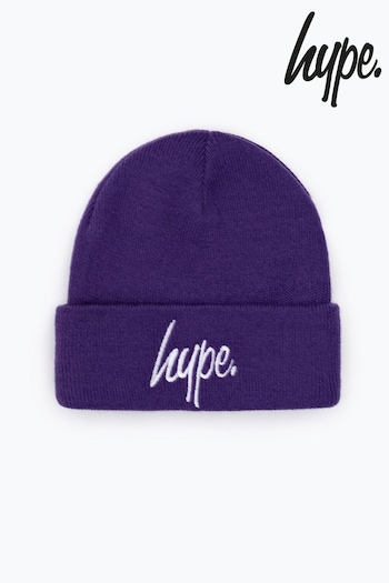 Hype Purple Script Hat (957192) | £18