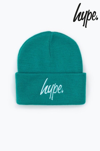 Hype White Script Hat (957257) | £18