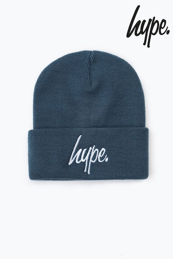 Hype Airforce Blue Script Hat (957307) | £18