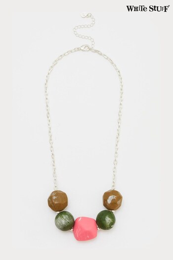 White Stuff Green Pebble Bead Necklace (957452) | £22.50