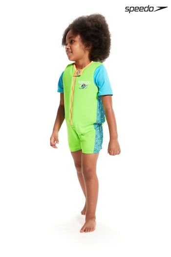 Speedo Kids Green Character Printed Float Suit (957465) | £33