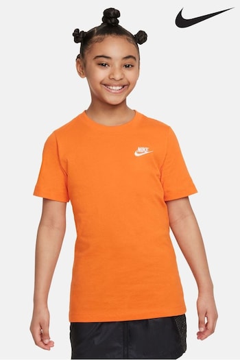 Nike Orange Futura T-Shirt (957798) | £17