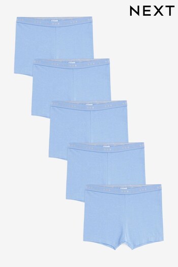 Light Blue Kappa Shorts 5 Pack (2-16yrs) (958033) | £12 - £18