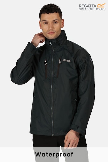 Regatta Black Calderdale IV Waterproof Jacket (958564) | £40