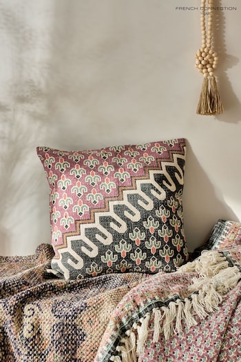 French Connection Pink Poppyfield Cushion (958627) | £25