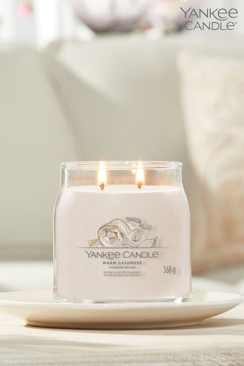 Yankee Candle Brown Signature Medium Jar Warm Cashmere Scented Candle (958794) | £25