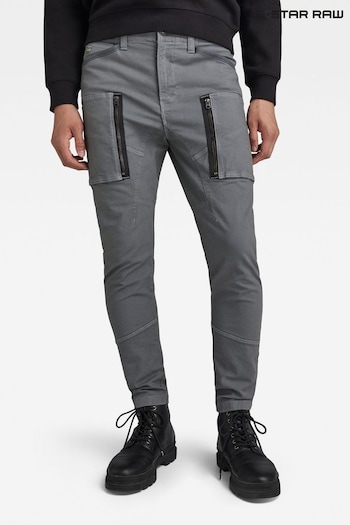 G Star Grey Zip Pkt 3D Skinny Cargo Jeans (959315) | £110