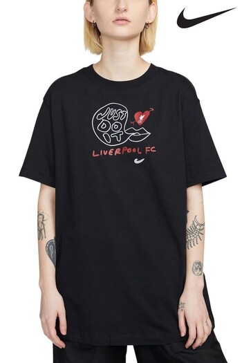 Nike Black Liverpool Graphic T-Shirt (959492) | £28
