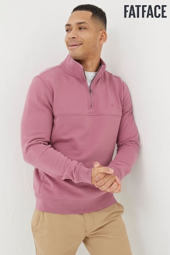 FatFace Pink Fowey Half neck Sweatshirt (959581) | £49.50