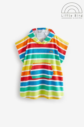 Little Bird by Jools Oliver Multi Bright Rainbow Hooded Towelling Beach Poncho (959652) | £24 - £28
