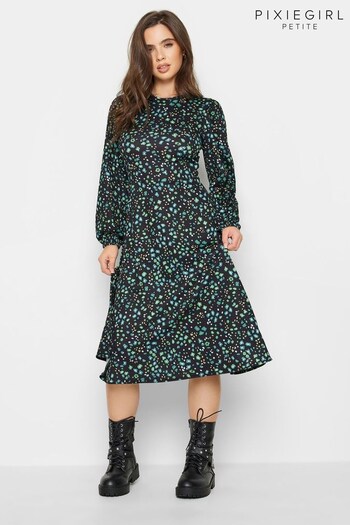 PixieGirl Petite Black Longsleeve Dress (959687) | £32