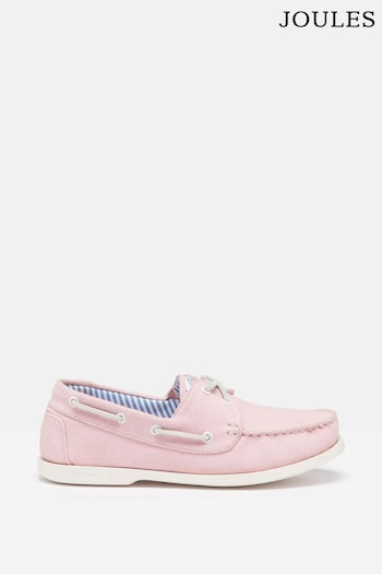Joules Joules X Chatham Pink Jetty Deck Shoes (959774) | £59
